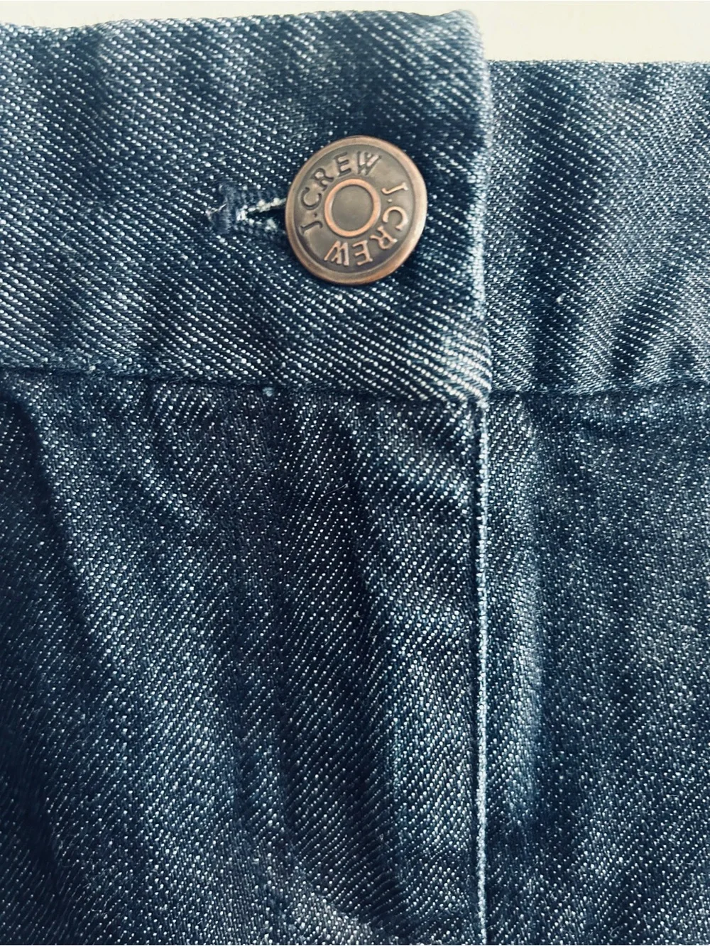 J. Crew Dark Blue Denim Pencil Skirt